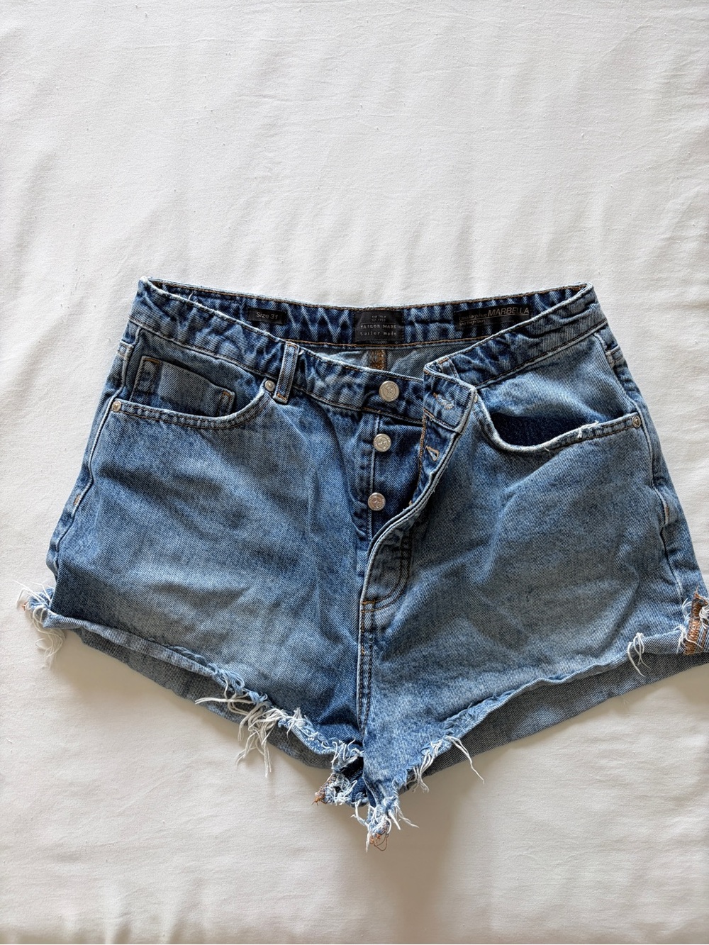 MARELLA Light Blue Denim Shorts